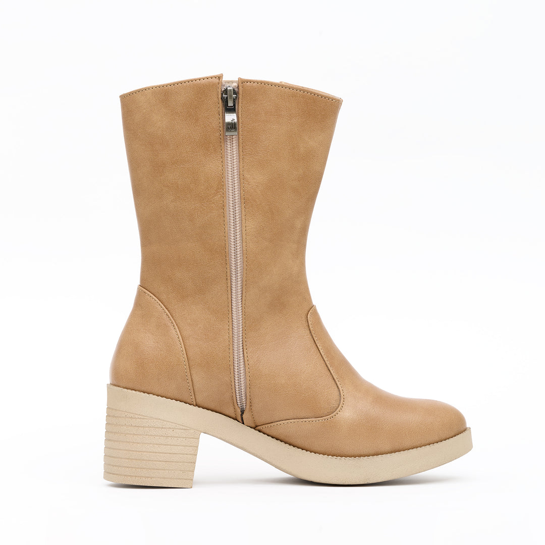 Jessica 584 Women's Imported Leather Boots – Comfortable 5 cm Heel