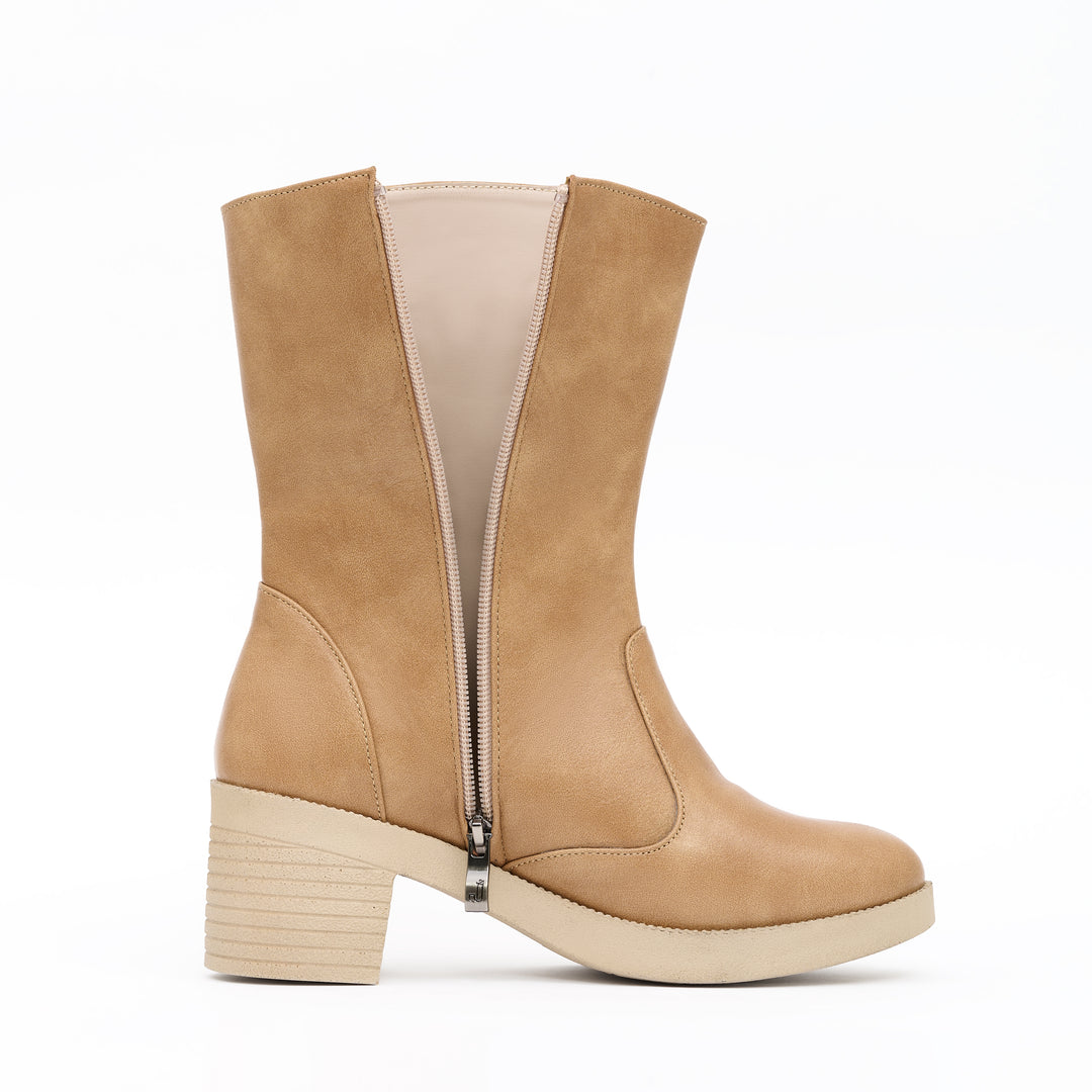 Jessica 584 Women's Imported Leather Boots – Comfortable 5 cm Heel