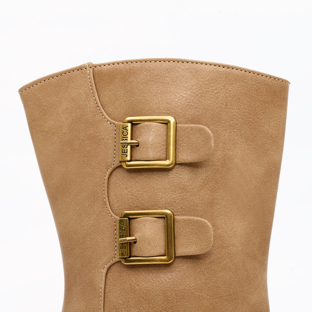Jessica 584 Women's Imported Leather Boots – Comfortable 5 cm Heel