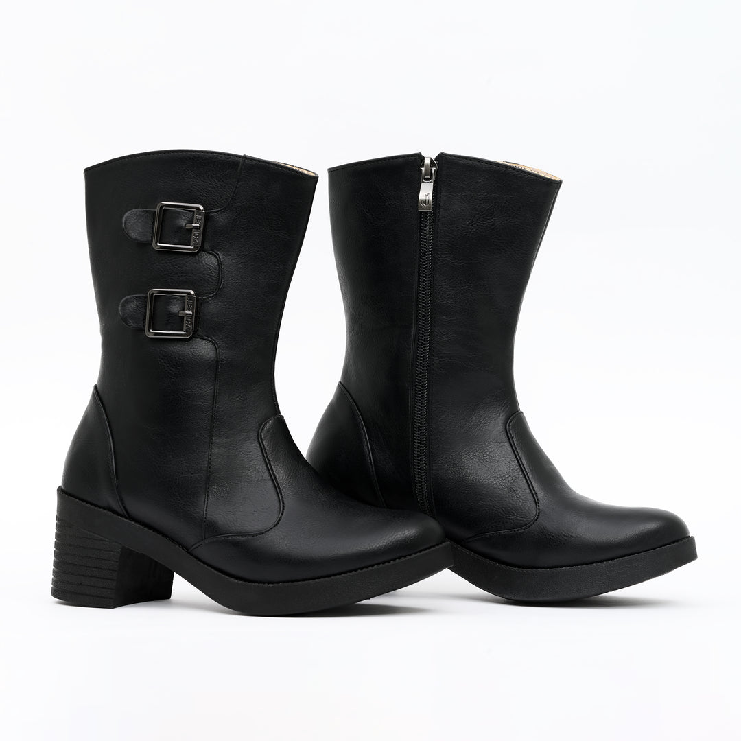 Jessica 584 Women's Imported Leather Boots – Comfortable 5 cm Heel
