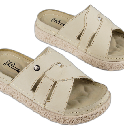 Z25 Women Comfortable Sabot – Genuine Suede Leather Walking Shoes