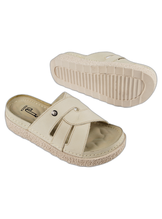 Z25 Women Comfortable Sabot – Genuine Suede Leather Walking Shoes