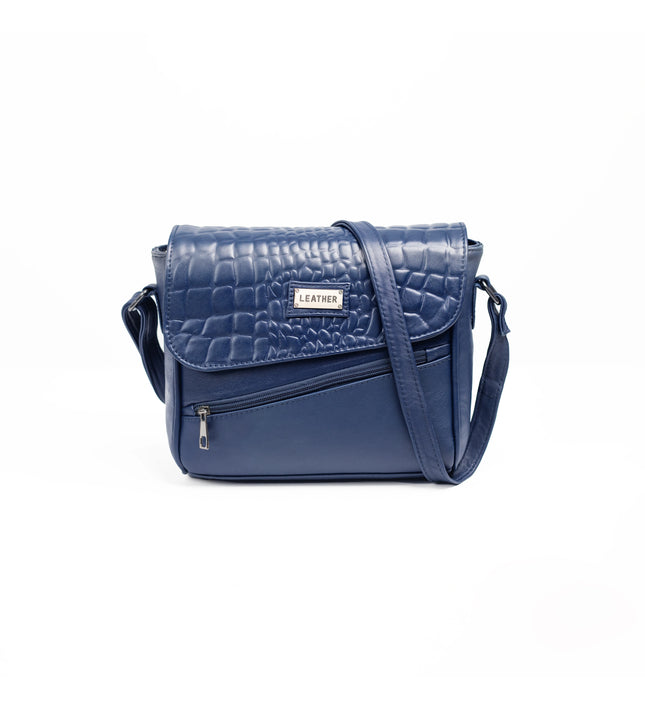 كود H80 شنطة كروس من الجلد الطبيعي