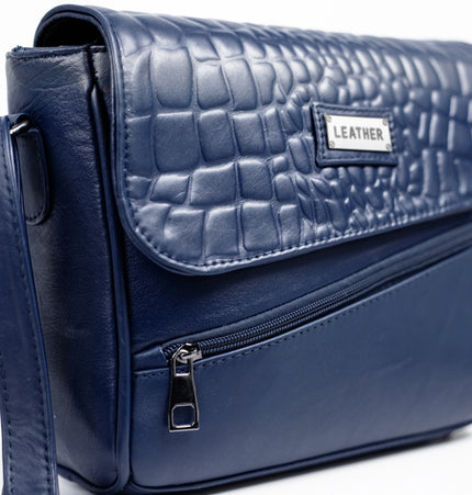 كود H80 شنطة كروس من الجلد الطبيعي