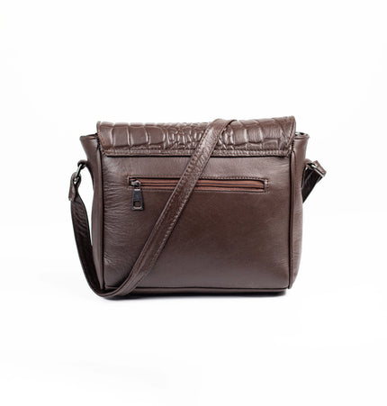 كود H80 شنطة كروس من الجلد الطبيعي