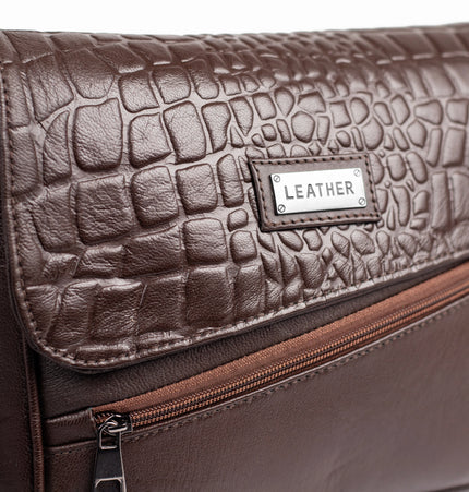 كود H80 شنطة كروس من الجلد الطبيعي