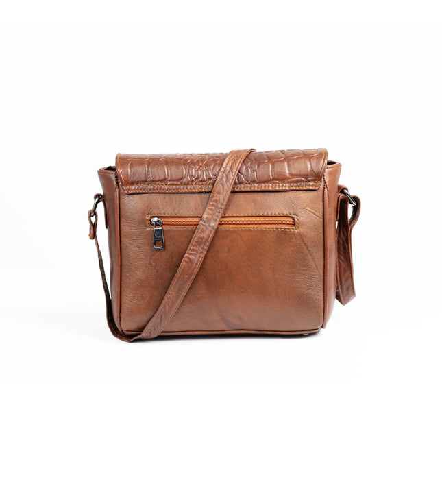 كود H80 شنطة كروس من الجلد الطبيعي