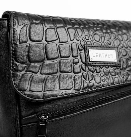 كود H80 شنطة كروس من الجلد الطبيعي