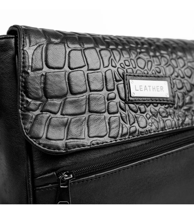 كود H80 شنطة كروس من الجلد الطبيعي