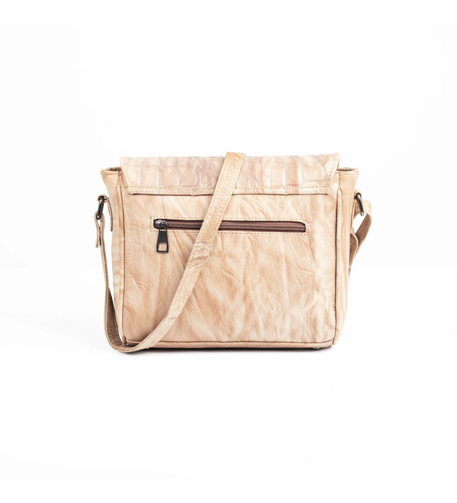 كود H80 شنطة كروس من الجلد الطبيعي