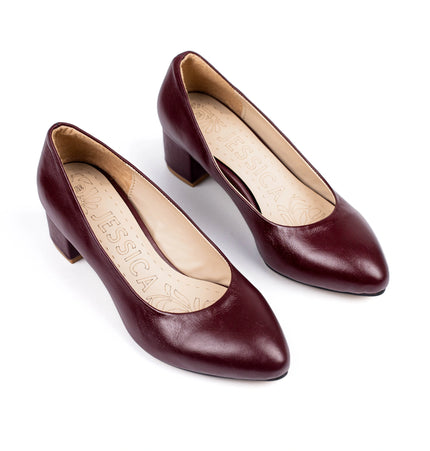 Code D50 natural leather shoes