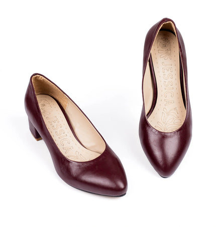 Code D50 natural leather shoes