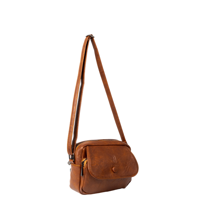 شنطة كروس حريمي صغيرة موديل S011 جلد مستورد – شنطة عملية يومية