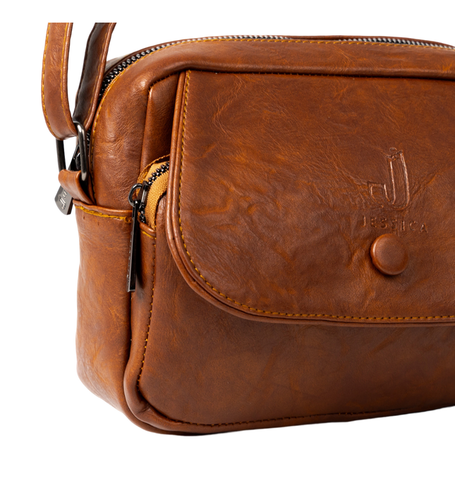 شنطة كروس حريمي صغيرة موديل S011 جلد مستورد – شنطة عملية يومية