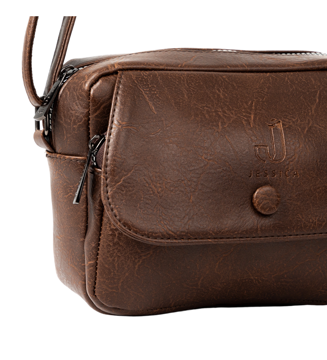 شنطة كروس حريمي صغيرة موديل S011 جلد مستورد – شنطة عملية يومية