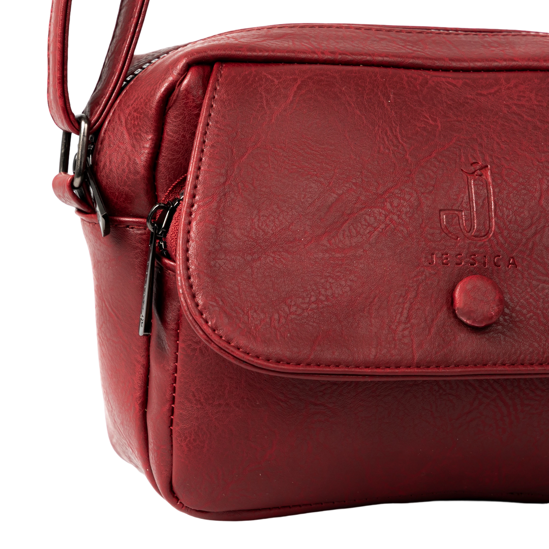 شنطة كروس حريمي صغيرة موديل S011 جلد مستورد – شنطة عملية يومية