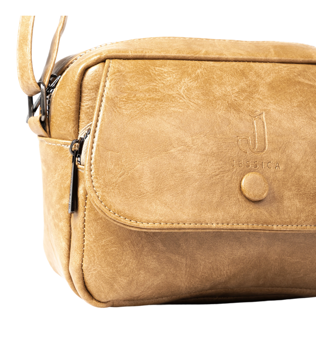 شنطة كروس حريمي صغيرة موديل S011 جلد مستورد – شنطة عملية يومية