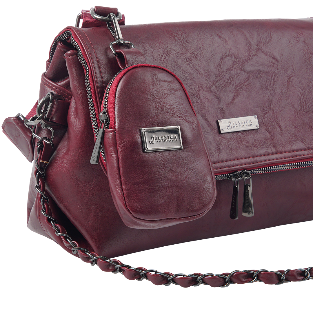 S085 Large Crossbody Women Bag – Practical Imported Leather Bag