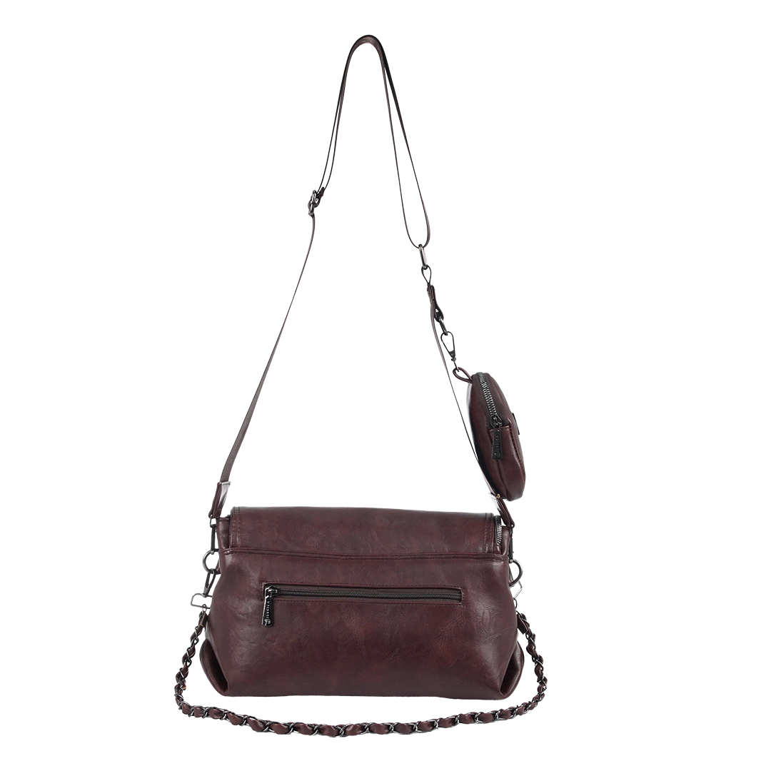 S085 Large Crossbody Women Bag – Practical Imported Leather Bag