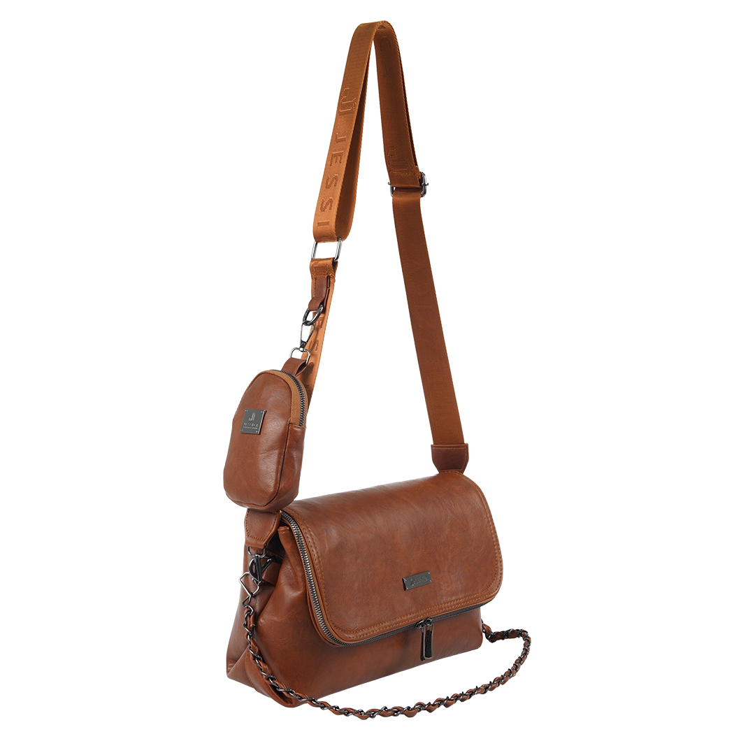 S085 Large Crossbody Women Bag – Practical Imported Leather Bag