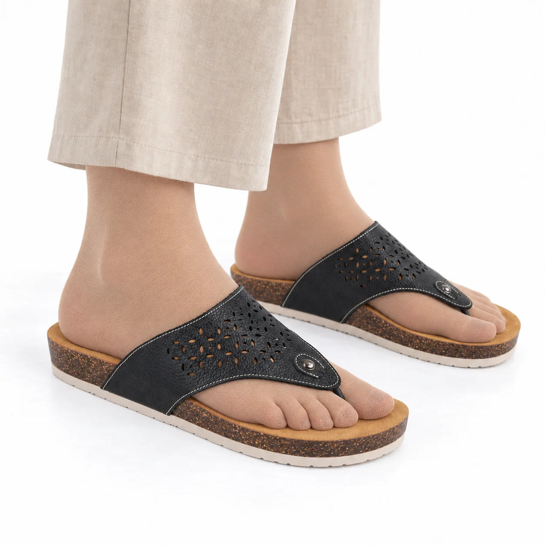 C027 Women Genuine Leather Orthopedic Shoes – Comfortable Walking Shoes
