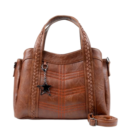 Jessica M78 Large Women Shoulder Bag with Crossbody Strap – Practical Imported Leather Bag
