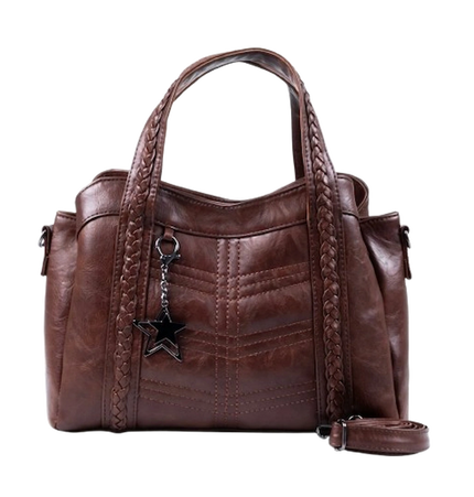 Jessica M78 Large Women Shoulder Bag with Crossbody Strap – Practical Imported Leather Bag