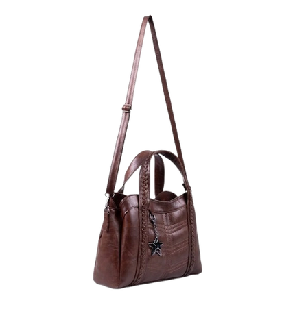 Jessica M78 Large Women Shoulder Bag with Crossbody Strap – Practical Imported Leather Bag