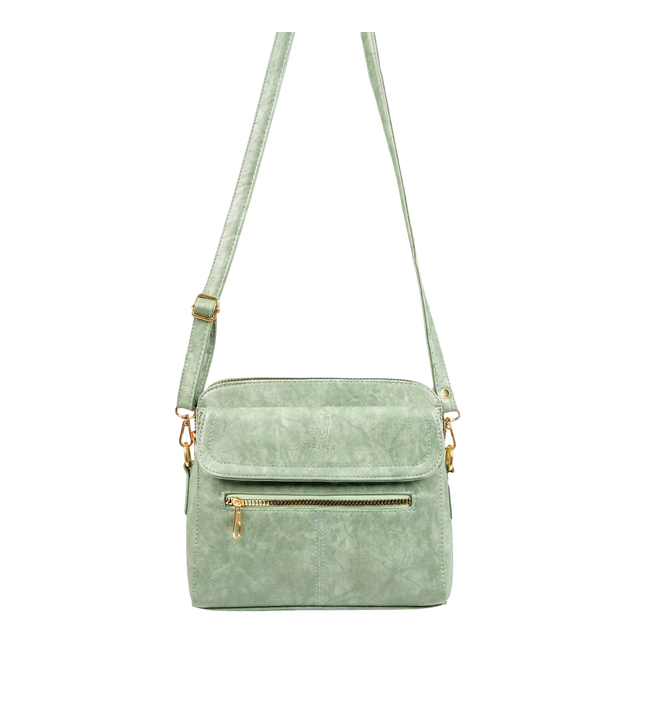 شنطة كروس حريمي حجم متوسط موديل S50 جلد مستورد – شنطة عملية للعمل