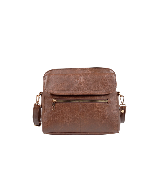 شنطة كروس حريمي حجم متوسط موديل S50 جلد مستورد – شنطة عملية للعمل