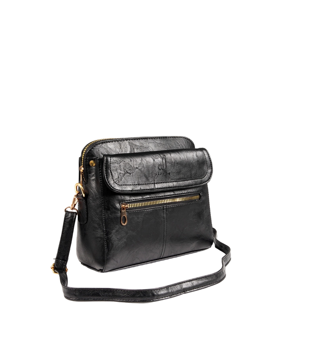 شنطة كروس حريمي حجم متوسط موديل S50 جلد مستورد – شنطة عملية للعمل