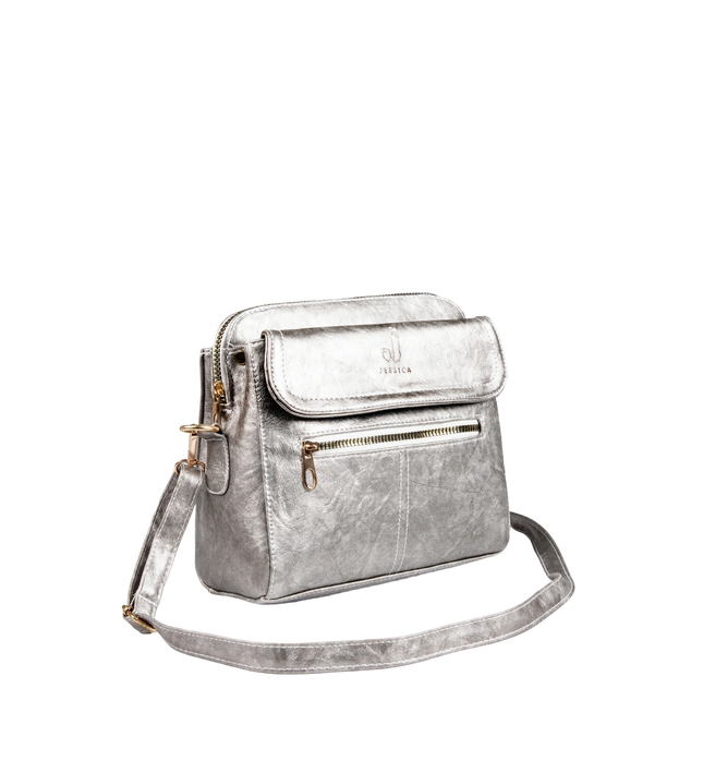 شنطة كروس حريمي حجم متوسط موديل S50 جلد مستورد – شنطة عملية للعمل