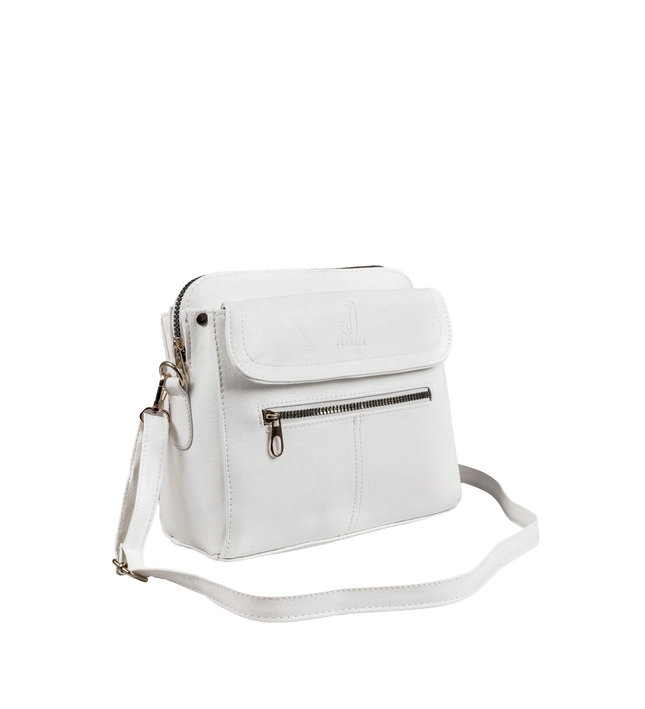 شنطة كروس حريمي حجم متوسط موديل S50 جلد مستورد – شنطة عملية للعمل