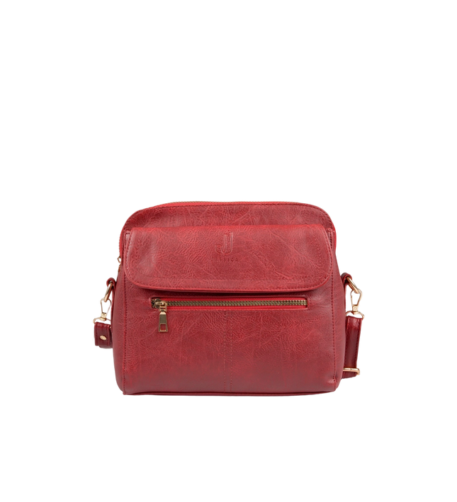 شنطة كروس حريمي حجم متوسط موديل S50 جلد مستورد – شنطة عملية للعمل