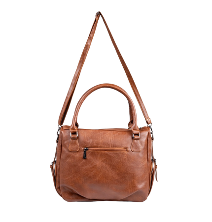 شنطة كتف حريمي كبيرة موديل M570 بحزام كروس جلد مستورد – شنطة عملية واسعة 