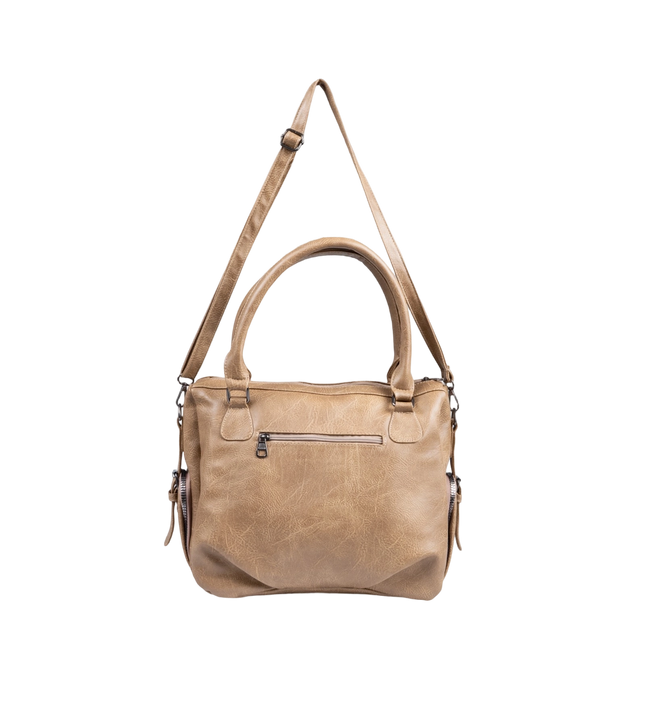 شنطة كتف حريمي كبيرة موديل M570 بحزام كروس جلد مستورد – شنطة عملية واسعة 