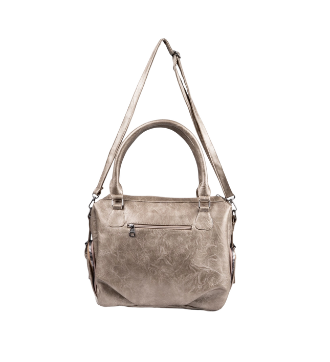 شنطة كتف حريمي كبيرة موديل M570 بحزام كروس جلد مستورد – شنطة عملية واسعة 