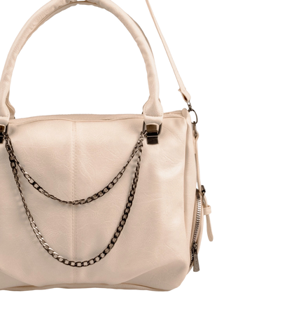 شنطة كتف حريمي كبيرة موديل M570 بحزام كروس جلد مستورد – شنطة عملية واسعة 