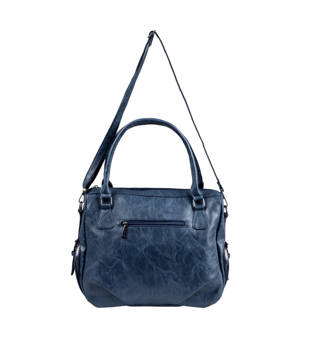 شنطة كتف حريمي كبيرة موديل M570 بحزام كروس جلد مستورد – شنطة عملية واسعة 