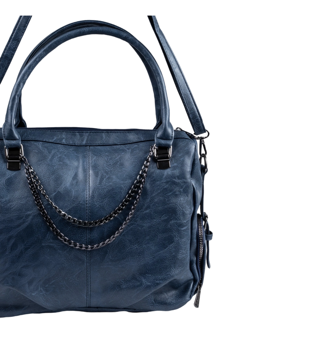 شنطة كتف حريمي كبيرة موديل M570 بحزام كروس جلد مستورد – شنطة عملية واسعة 