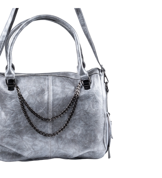 شنطة كتف حريمي كبيرة موديل M570 بحزام كروس جلد مستورد – شنطة عملية واسعة 