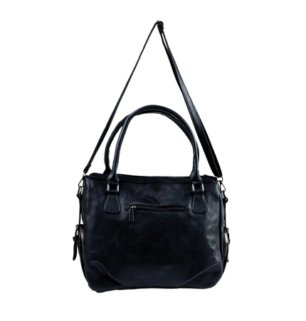 شنطة كتف حريمي كبيرة موديل M570 بحزام كروس جلد مستورد – شنطة عملية واسعة 