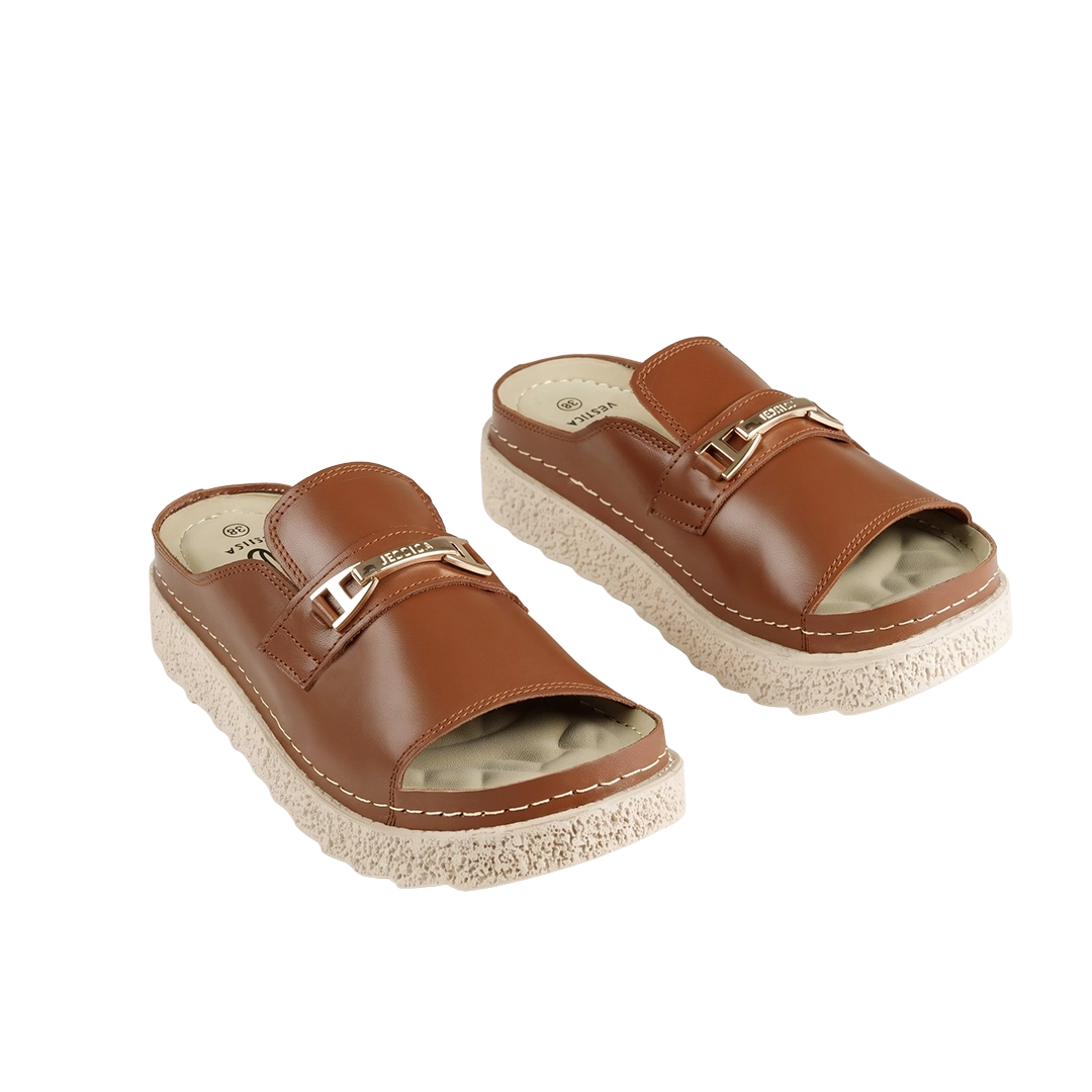 Jessica Z17 Women's Genuine Leather Clogs – Comfortable Walking Shoes for Wide Feet