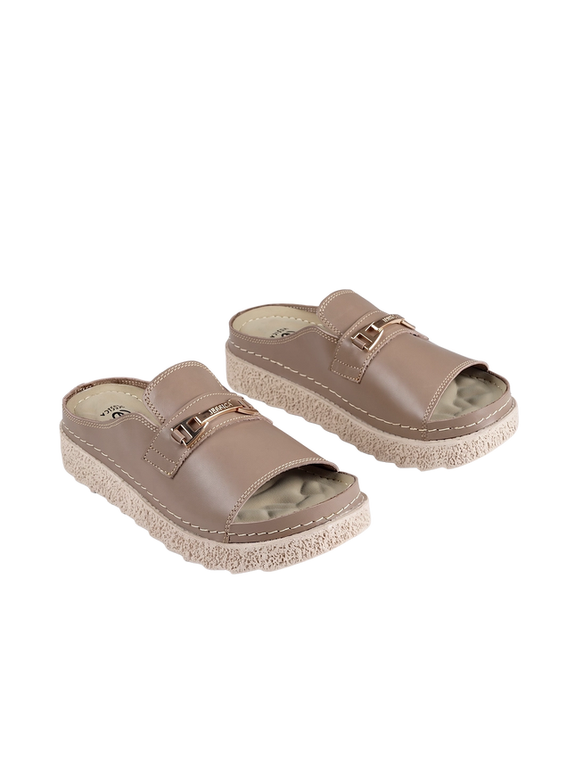 Jessica Z17 Women's Genuine Leather Clogs – Comfortable Walking Shoes for Wide Feet