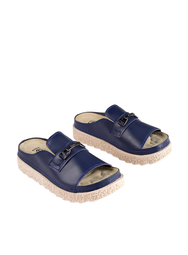 Jessica Z17 Women's Genuine Leather Clogs – Comfortable Walking Shoes for Wide Feet