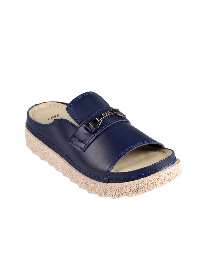 Jessica Z17 Women's Genuine Leather Clogs – Comfortable Walking Shoes for Wide Feet
