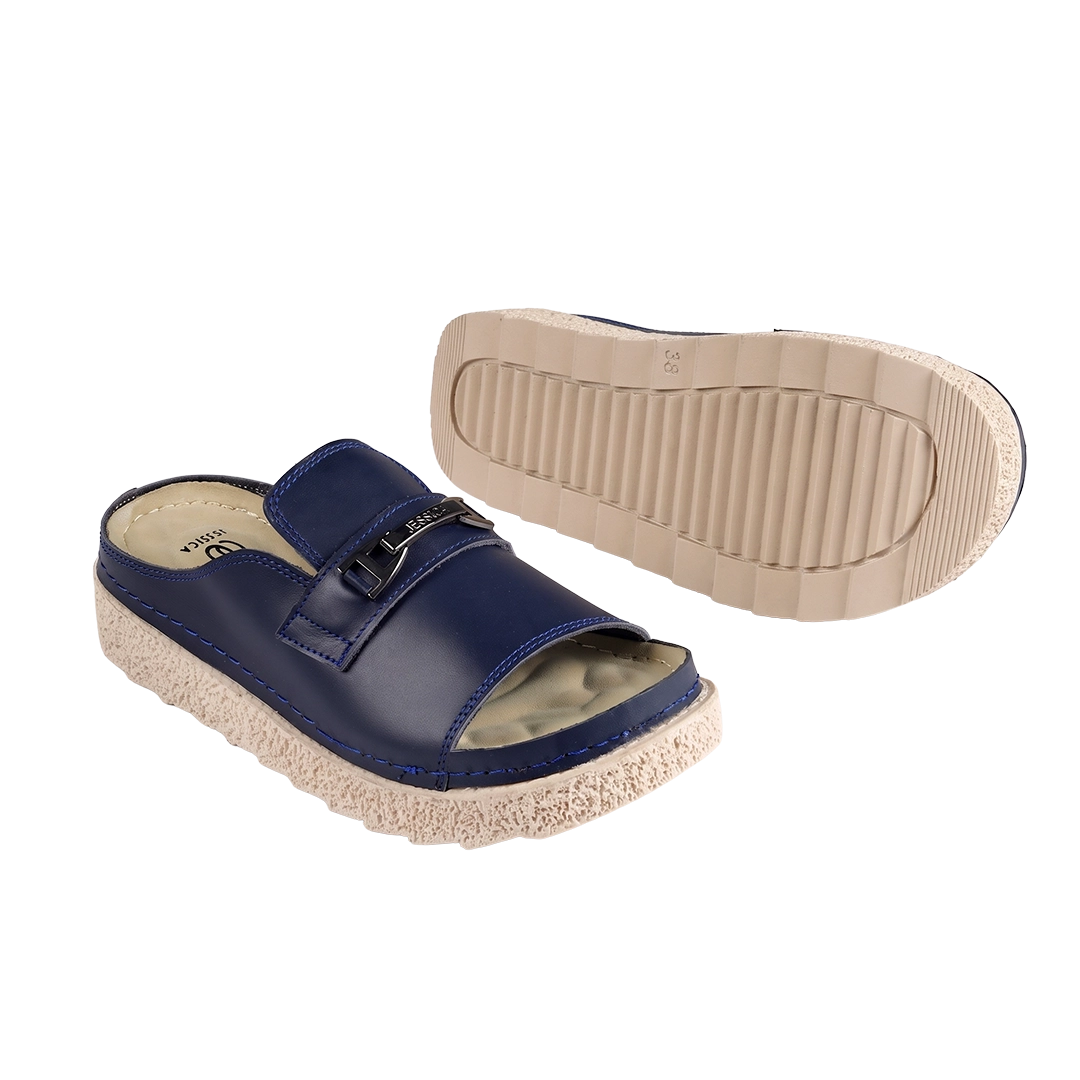 Jessica Z17 Women's Genuine Leather Clogs – Comfortable Walking Shoes for Wide Feet