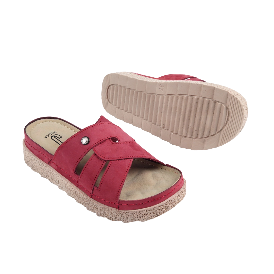 Z25 Women Comfortable Sabot – Genuine Suede Leather Walking Shoes