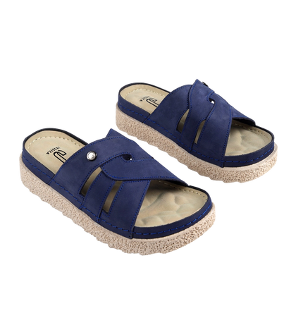 Z25 Women Comfortable Sabot – Genuine Suede Leather Walking Shoes