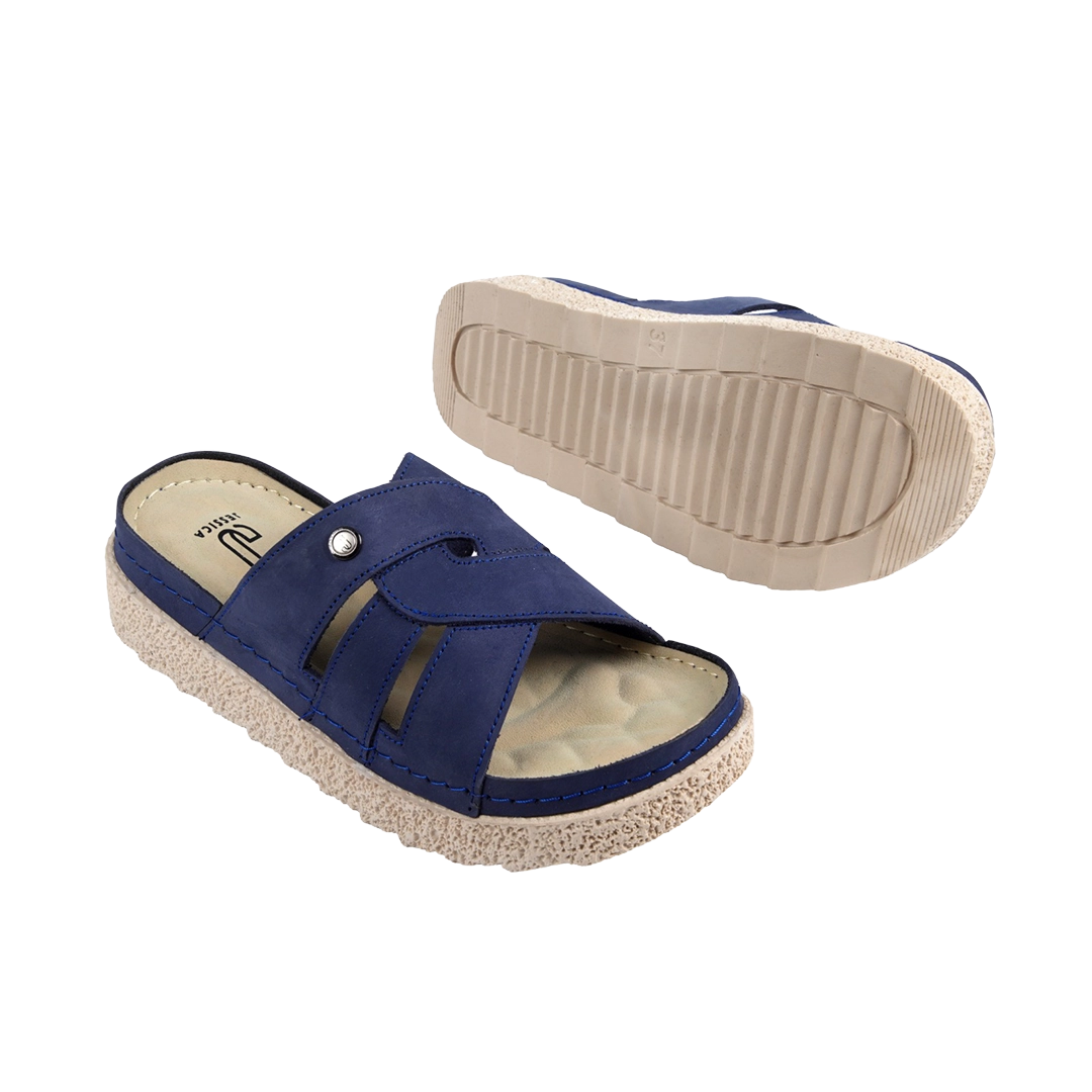 Z25 Women Comfortable Sabot – Genuine Suede Leather Walking Shoes
